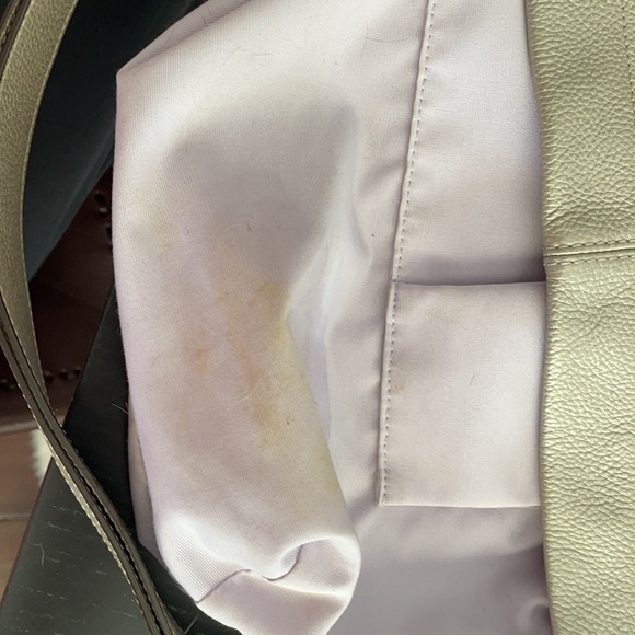 COACH silver metallic tote - Picture 7 of 7